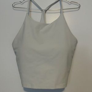 White Sports Bra Tank